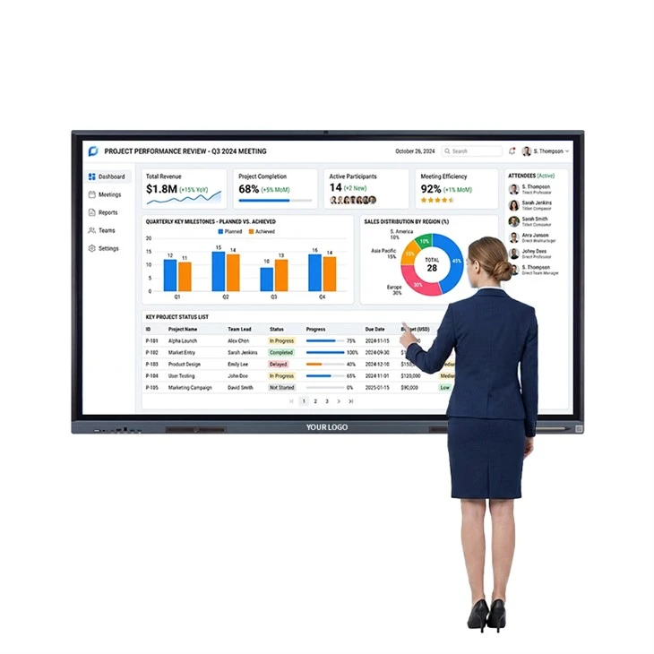 85 Inch Interactive Flat Panels