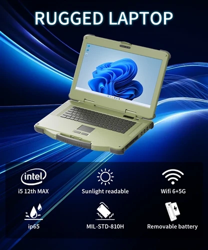 Empowering Field Professionals: Our 1000-Nits Rugged Laptop Ready For Extreme Outdoor Environments
