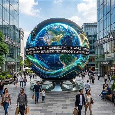 led sphere display